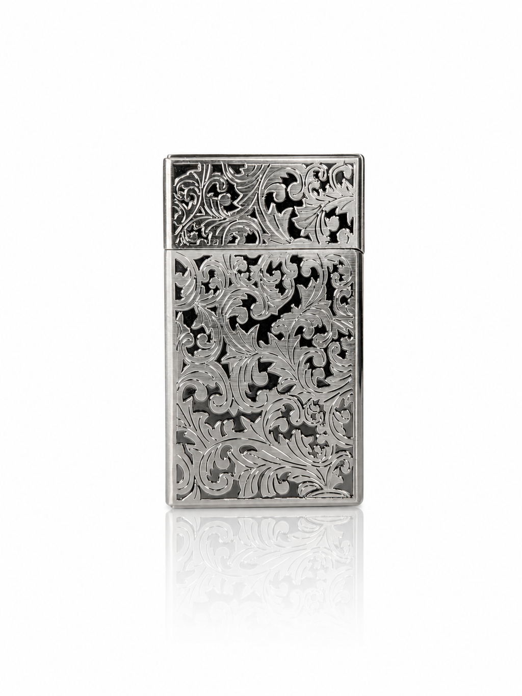Royal Gothic Floral | Premium Carved Jet Flame Pocket Lighter
