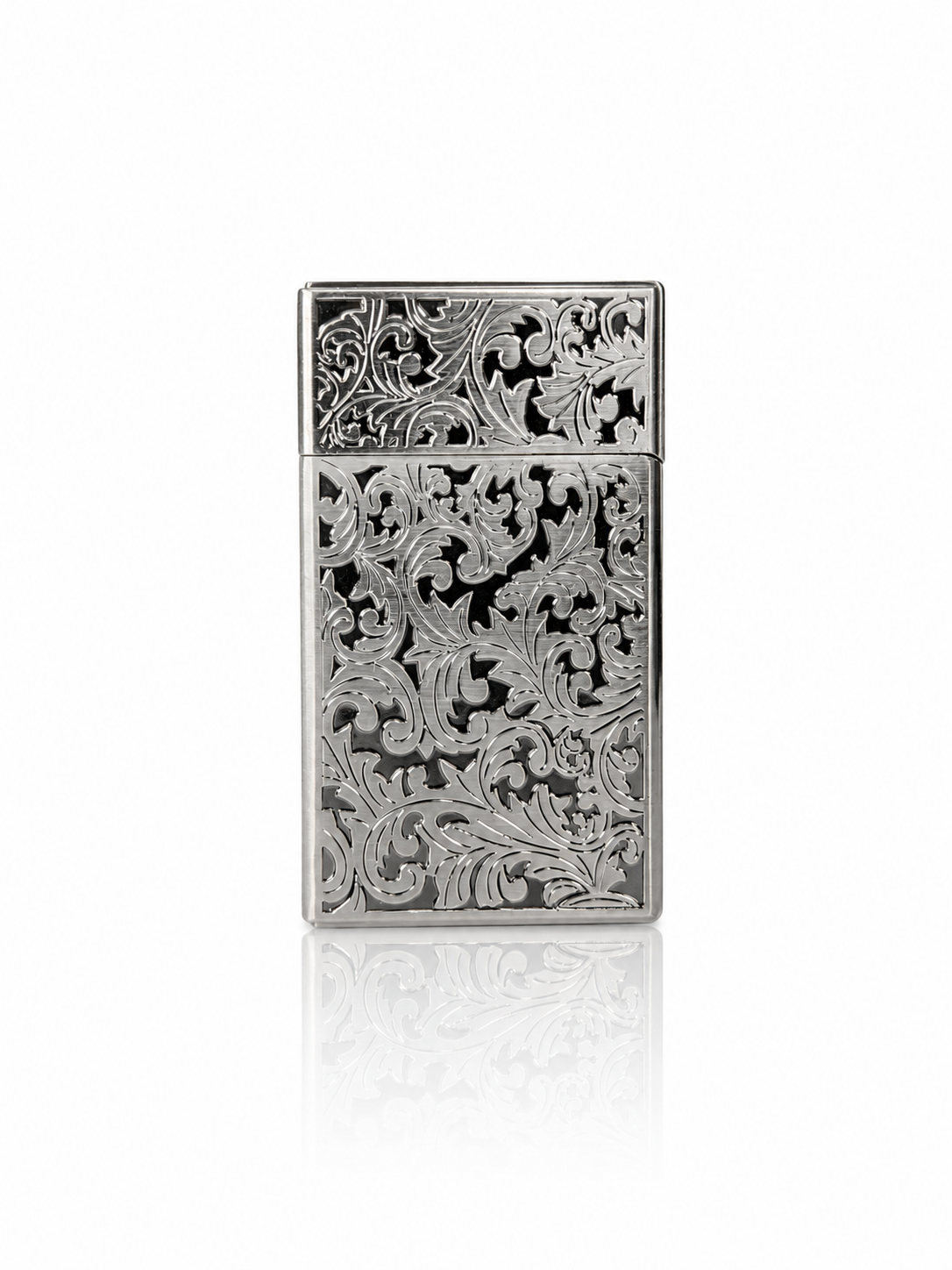 Royal Gothic Floral | Premium Carved Jet Flame Pocket Lighter