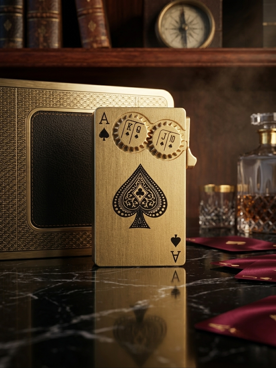 Ace Royal Flush | Interactive Gear Neon Green Flame Lighter