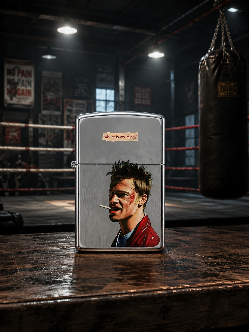 Fight Club Brad Pitt Windproof Lighter