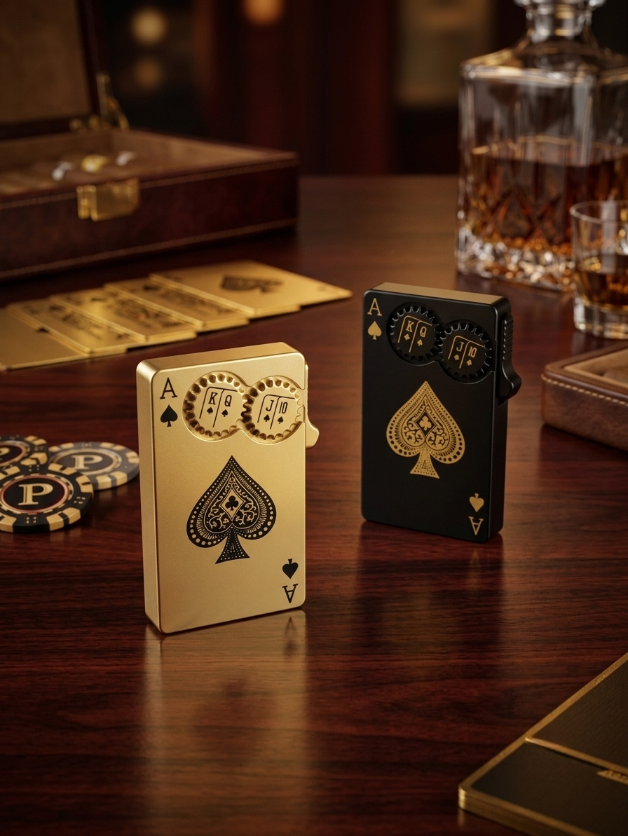 Ace Royal Flush | Interactive Gear Neon Green Flame Lighter