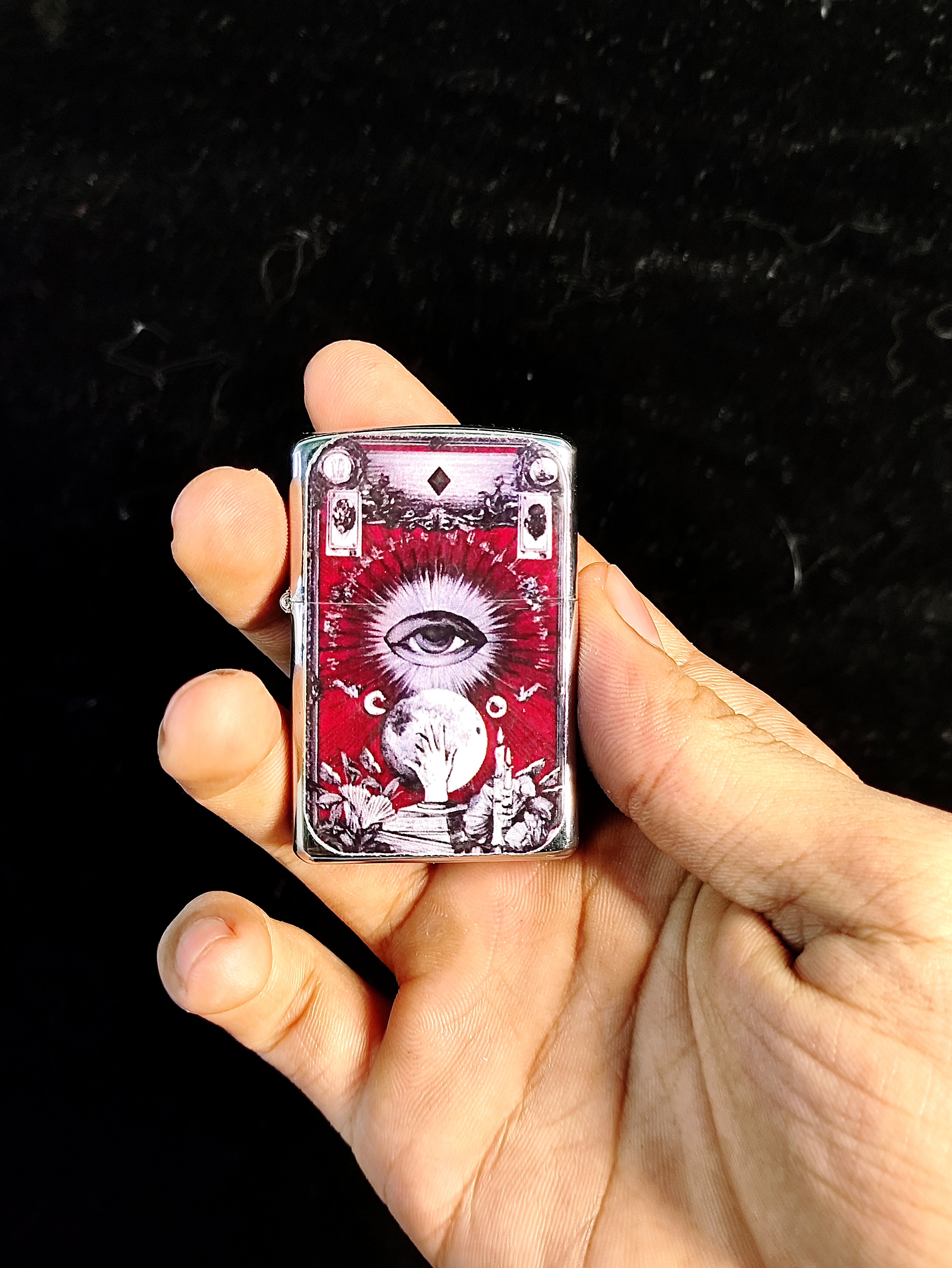 Occult Tarot Metal Lighter