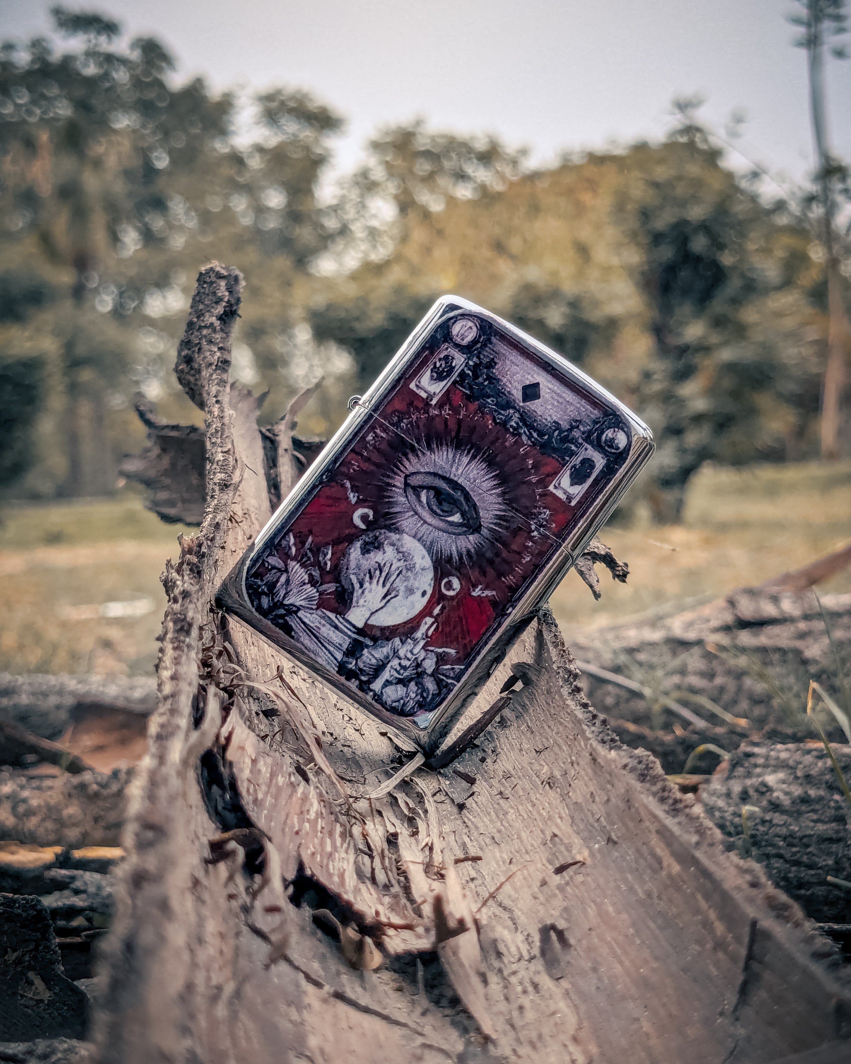 Occult Tarot Metal Lighter