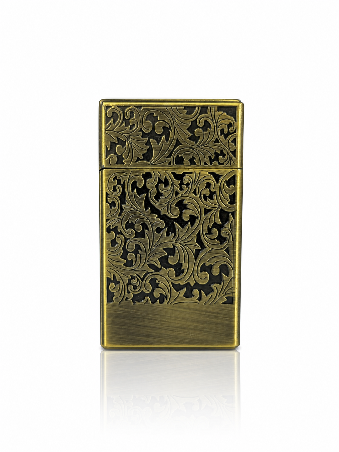 Royal Gothic Floral | Premium Carved Jet Flame Pocket Lighter