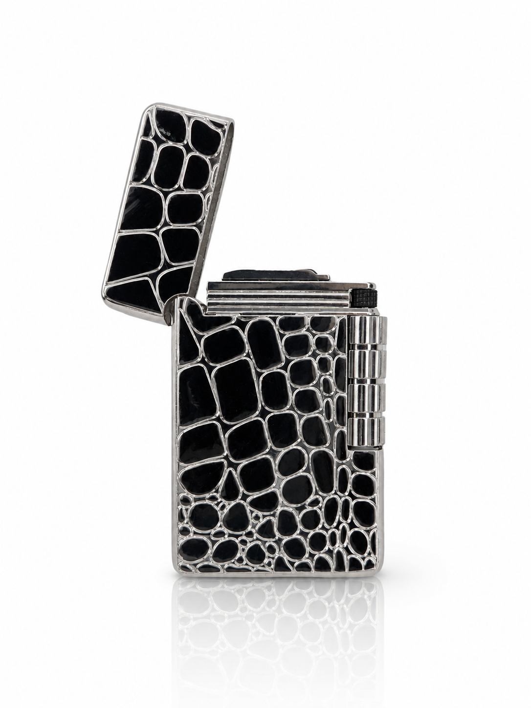 Imperial Crocodile | Premium Chrome Roller Pocket Lighter