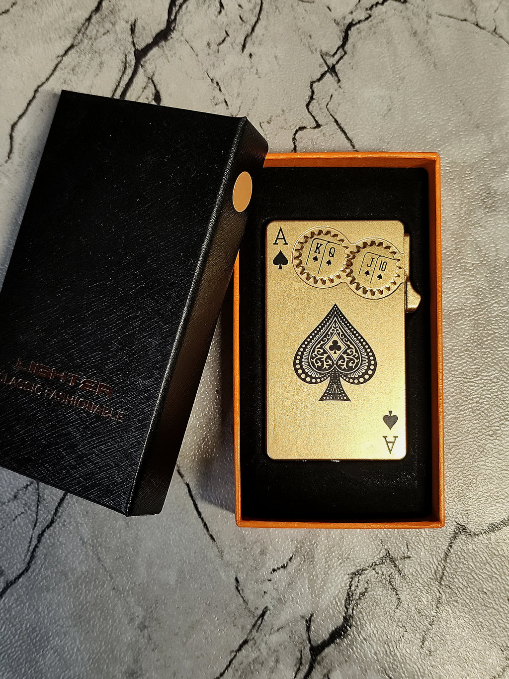 Ace Royal Flush | Interactive Gear Neon Green Flame Lighter
