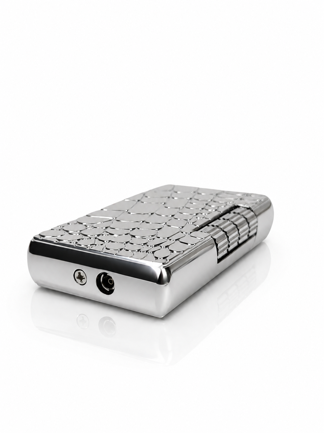 Imperial Crocodile | Premium Chrome Roller Pocket Lighter
