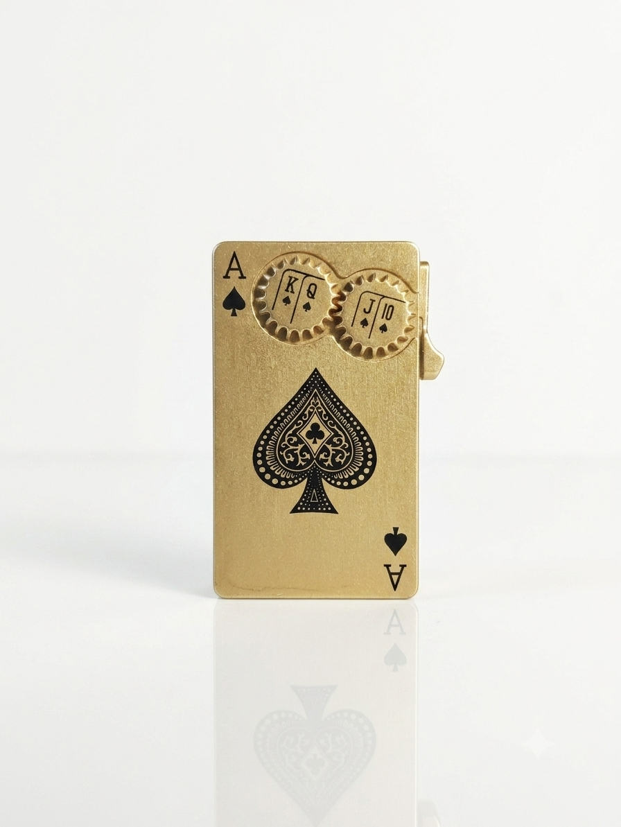 Ace Royal Flush | Interactive Gear Neon Green Flame Lighter