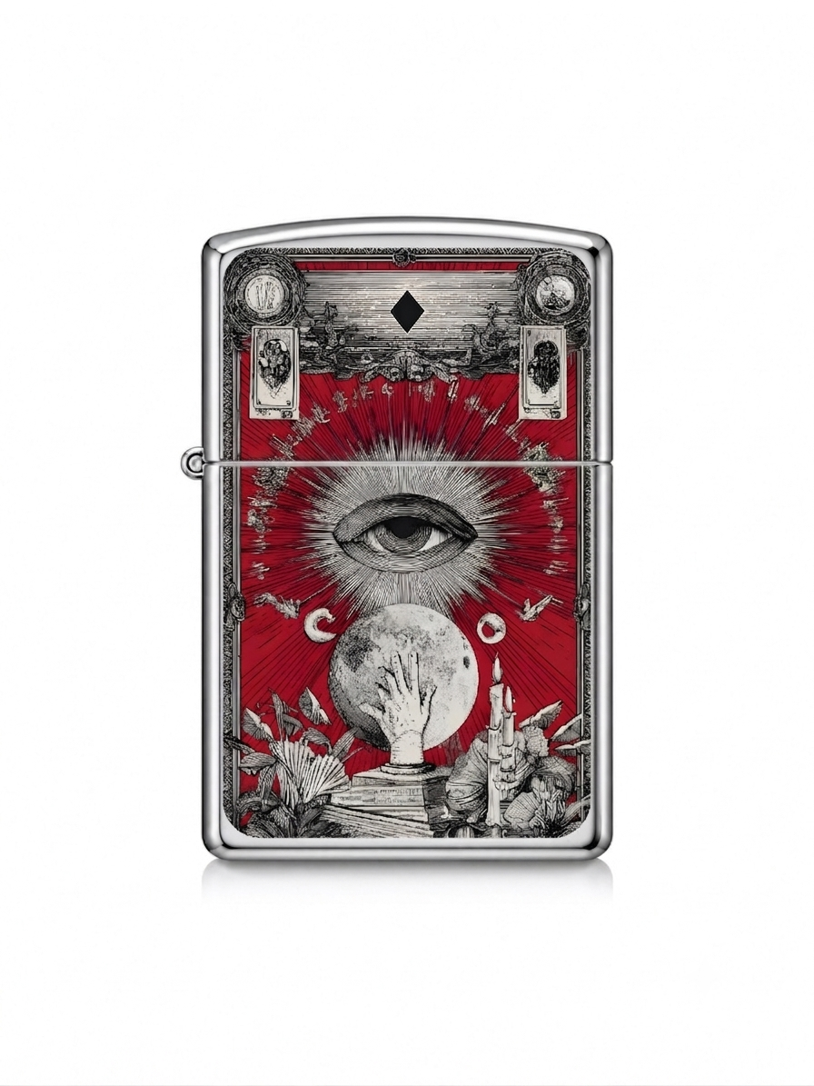 Occult Tarot Metal Lighter